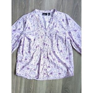 Erika Women's Floral Top Size L